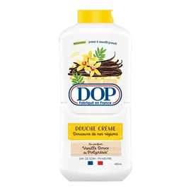 Douche Crème Crème 24H De Soin pH Neutre Parfum Vanille Douce de Polynésie Fabriqué en France (480ml)