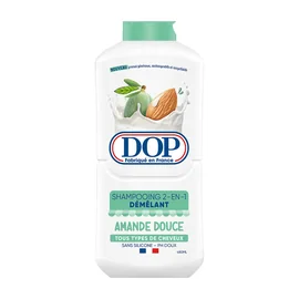 Shampoing 2en1 Démêlant Amande Douce pour Tous Types De Cheveux Sans Silicone (480ml)