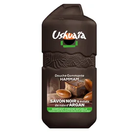 Gel douche Gommante Hammam Savon Noir et Éclats d'Argan (280ml)