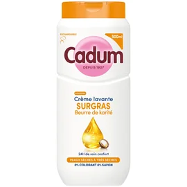 Crème Lavante Surgras Beurre de Karité pour Peau Sèches à Très Sèches (500ml)