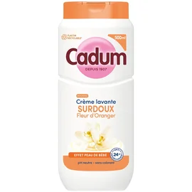 Crème Lavante Surdoux Fleur d'Oranger Effet Peau de Bébé (500ml)