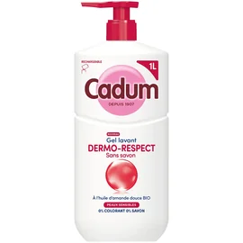 Gel Lavant Dermo-Respect à l'Huile d'Amande Douce Bio pour Peaux Sensibles (1l)
