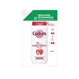 Recharge de Gel Lavant Dermo-Respect à l'Huile d'Amande Douce Bio pour Peaux Sensibles (500ml)