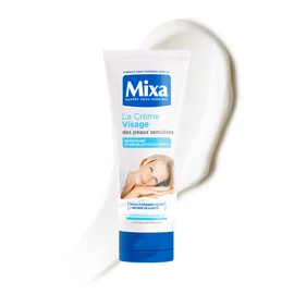La Crème Visage des Peaux Sensibles à l'Huile d'Amande Douce + Beurre de Karité pour Toute la Famille (100ml)