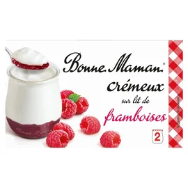 Yaourt Crémeux sur lit de Framboise (125g)