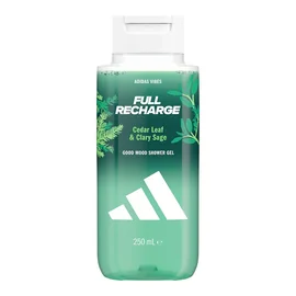 Gel douche Homme Corps Feuille de Cèdre Sauge Sclarée Full Recharge Good Mood Vibes (250ml)