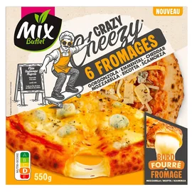Pizza Crazy Cheezy 6 Fromages0 (550g)