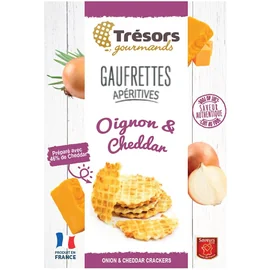 Gaufrettes Apéritives à l'Oignon & au Cheddar (60g)