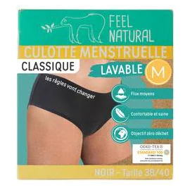 Culotte menstruelle Taille M Noire (x1)