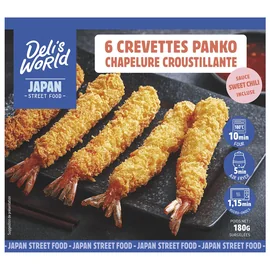 Crevettes Panko (x6)
