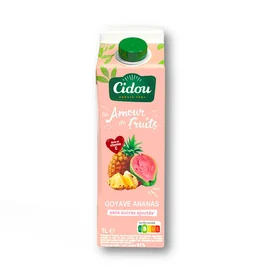 Nectar Goyave Ananas Sans Sucres Ajoutés (1l)