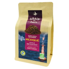 Café Moulu Pur Arabica Biologique Mexique Équilibré et Aromatique Intensité 4/5 (250g)