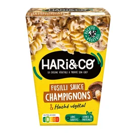 Fusilli Sauce Champignons et Haché Végétal (300g)