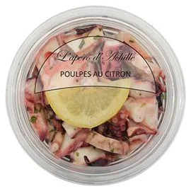 Poulpes au Citron et au Persil, Marinées dans l'Huile de Colza (130g)