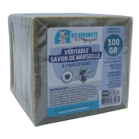 Savon de Marseille à l'Huile d'Olive Sans Huile de Palme (300g)