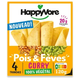 Pois et Fèves au Curry 100% Végétal (120g)