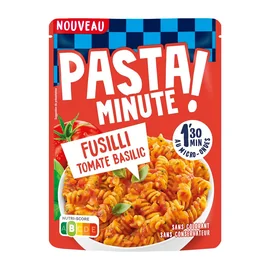 Pasta Minute Pâtes Fusilli Tomate Basilic (220g)
