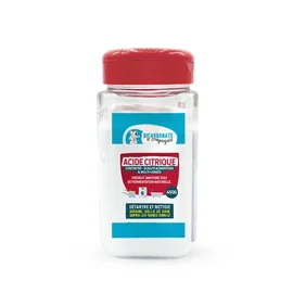 Nettoyant ménager Acide Citrique Cuisine Salle de Bain Détartrant Nettoyant Multi-Usages Produit issu de Fermentation Naturelle (400g)