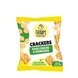 Crackers aux Pois Chiche & Romarin (30g)