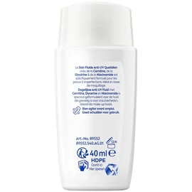 Crème solaire Fluide Visage Spf 50+ Anti-UV Quotidien Matifiant Peaux À Imperfections Derma Skin Clear (40ml)