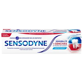 Dentifrice Sensibilité & Gencives 3x moins de Plaques Menthe Douce (75ml)