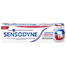 Dentifrice Sensibilité & Gencives 3x moins de Plaques Blancheur (75ml)