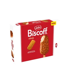 Glace avec des Morceaux de Biscuits Caramélisés (x4)