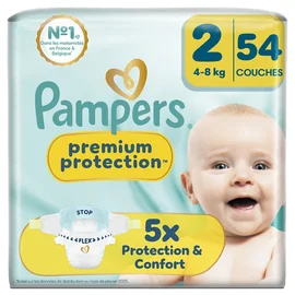 Couches Premium Protection 4-8kg - Taille 2