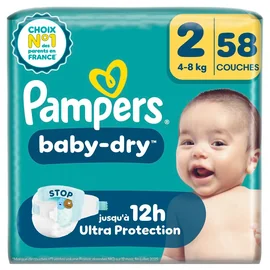 Couches Baby-Dry 4-8kg -Taille 2