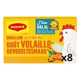Bouillon Déshydraté Saveur Volaille Halal (8x9g)