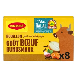 Bouillon Déshydraté Saveur Bœuf Halal (8x9g)