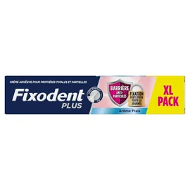 Crème fixative Pour Prothèses Totales et Partielles Avec Embout Fin Barrière Anti-Particules Fixation Forte Toute la Journée XL Pack (70ml)