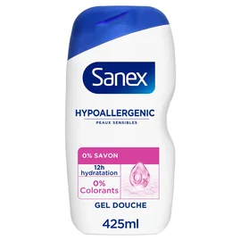 Gel douche Derma Care Hypoallergénique Peaux Sensibles Sans Savon Hydratant Sans Colorants (425ml)