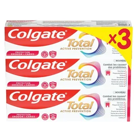 Dentifrice Active Prévention Caries (2x75ml)