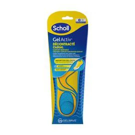 Semelles GelActiv' Scholl Décontracté - Taille 1 (x1)
