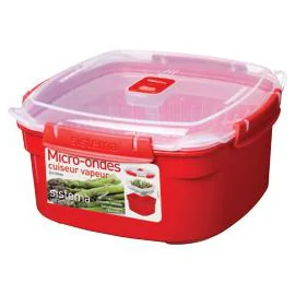 Cuiseur vapeur micro-ondes à clips 2,4 l