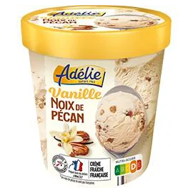 Crème glacée vanille noix de pécan (500ml)