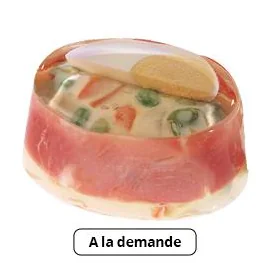 Aspic œuf macédoine (la pièce)