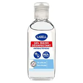 Gel mains désinfectant antibactériens (75ml)
