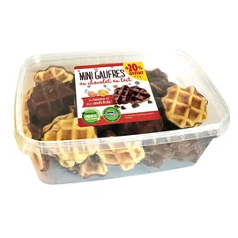 Mini gaufres au chocolat au lait (300g)