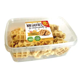 Mini gaufres au sucre perlé (240g)