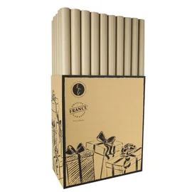 Papier cadeau kraft brun véritable, choix du motif non possible