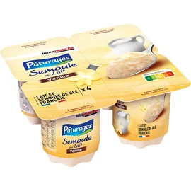 Semoule au lait Vanille (115g)
