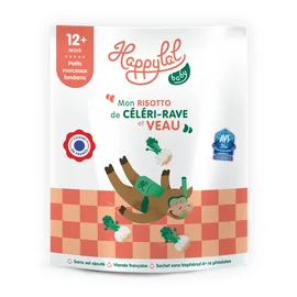Repas bébé - Risotto de céléri-rave et veau (220 g)