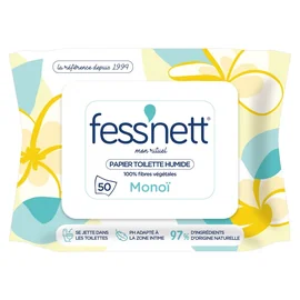 Papier toilette humidifié senteur monoï