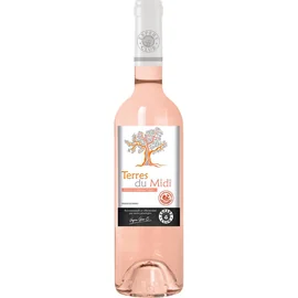 Vin de pays Terres du Midi, vin rosé (75 cl)