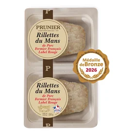 Rillettes du Mans de porc fermier Label Rouge (100g)