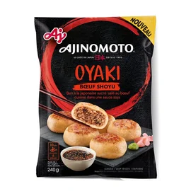 Oyaki Bun à la japonaise sucré-salé au bœuf cuisiné dans une sauce soja (240g)