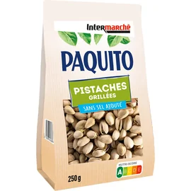 Pistaches en coque grillées sans sel ajouté (250 g)