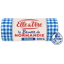 Beurre de Normandie doux rouleau (500g)